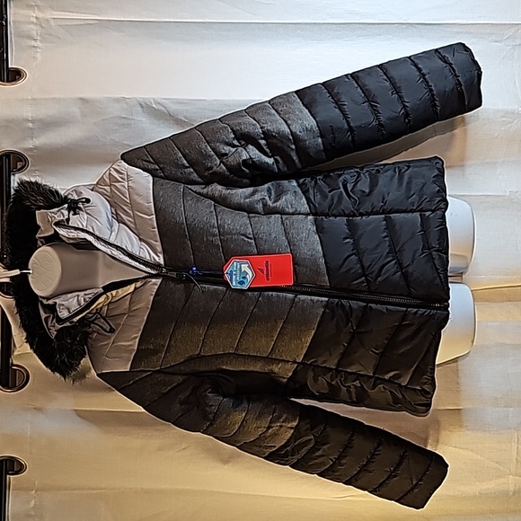 Nwt Atlantis Sz L Puffer Hooded Coat - Picture 7 of 10
